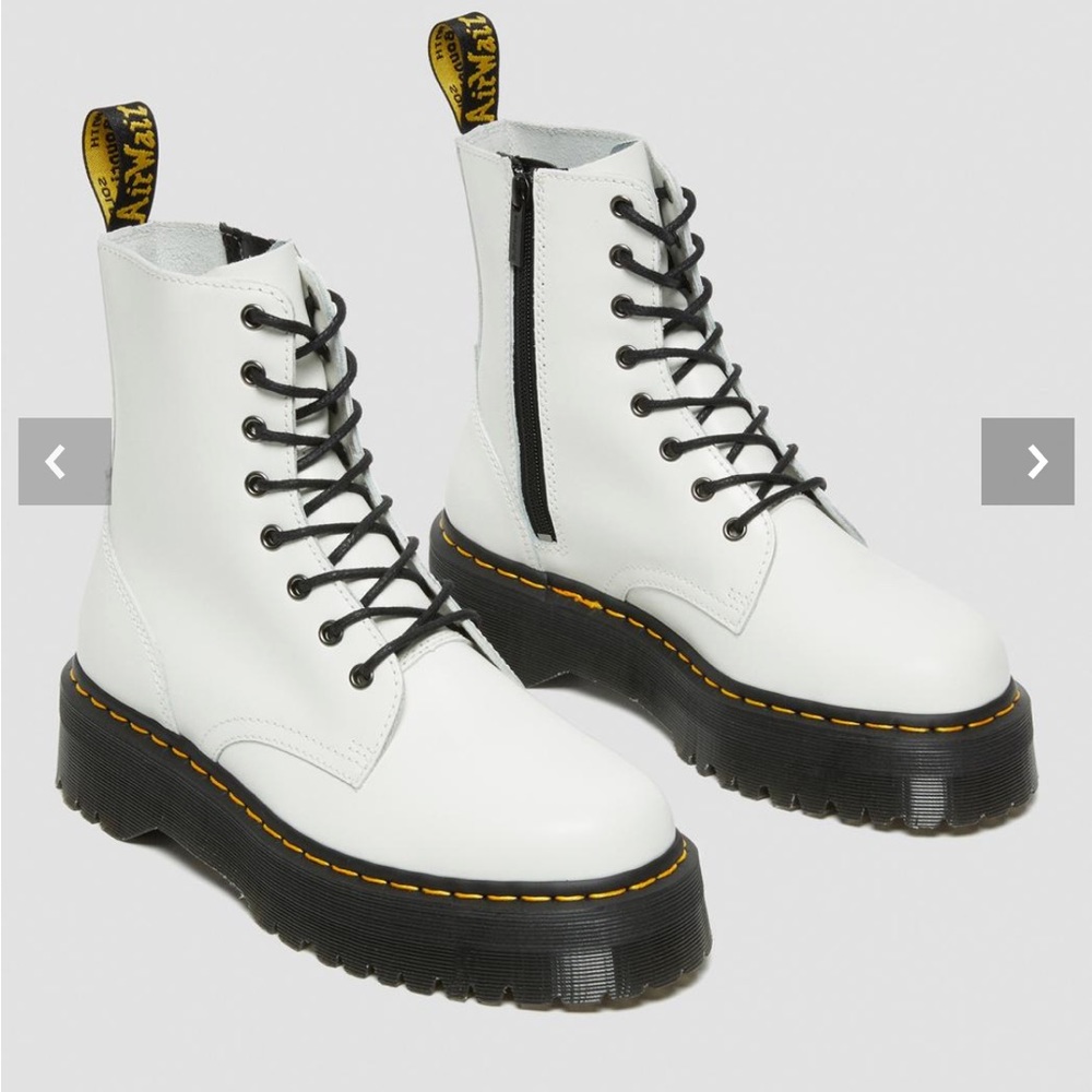 Dr. Marten’s White Jadon Boots